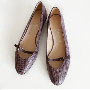 SALVATORE FERRAGAMO EXOTIC BALLERINA